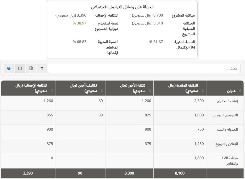 إدارة التكاليف والميزانية - الإدارة الكافية للمشروع