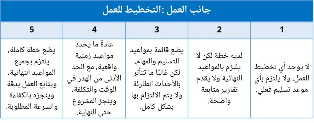 أنواع نظم تقييم أداء الموظفين: مقياس التقييم السلوكي