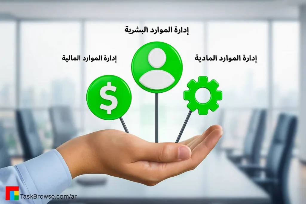 أنواع إدارة الموارد