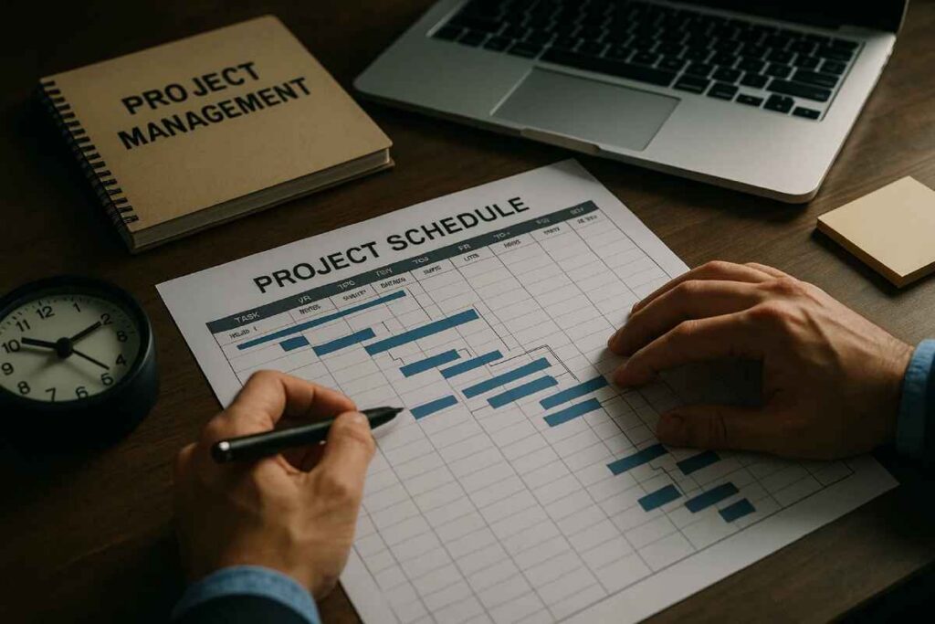 إدارة وقت المشروع (جدولة المشروع)