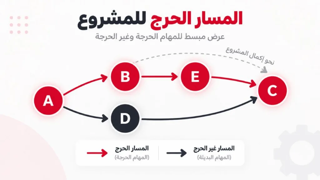 دور العلاقات بين المهام في المسار الحرج للمشروع