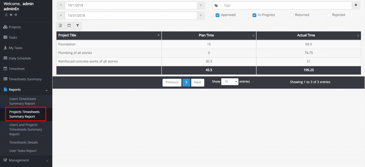 Reports - TaskBrowse