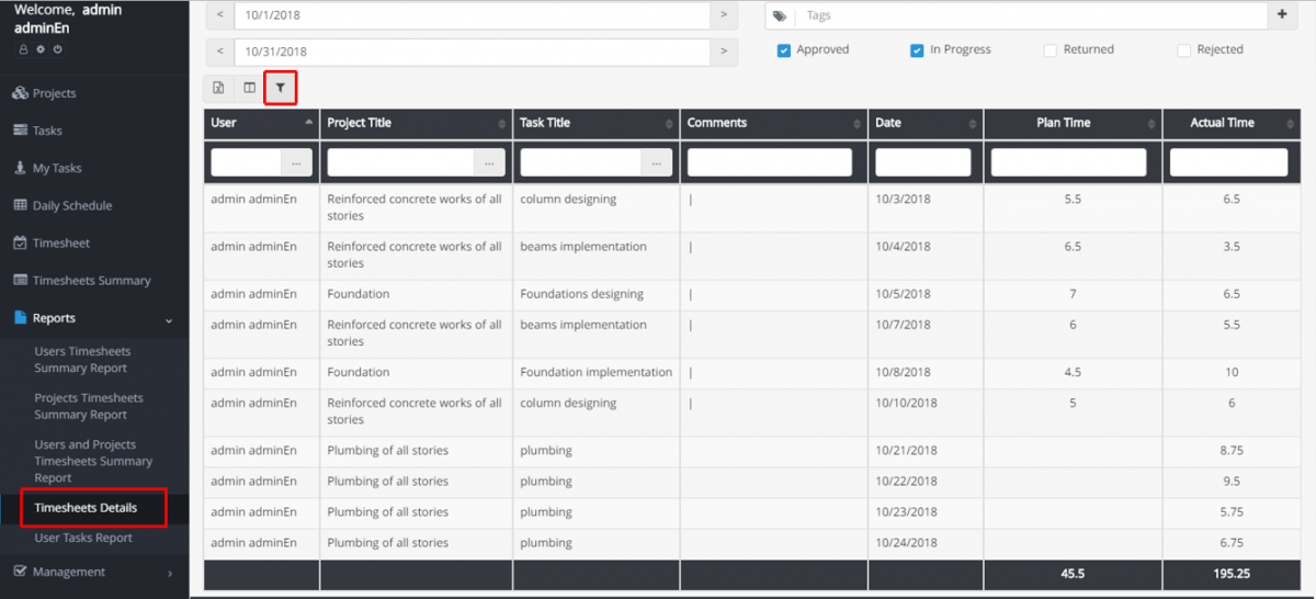 Reports - TaskBrowse