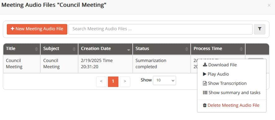AI-Powered Meeting Management