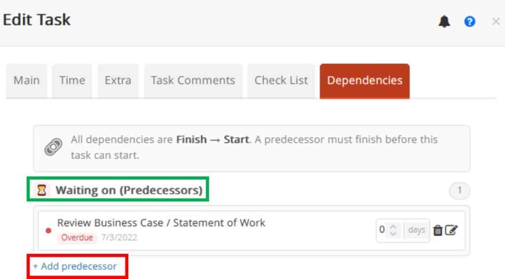 Improved Task Dependency Management
